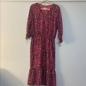 Olivia James Raspberry Wildflower Dress